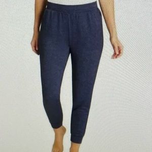 Eddie Bauer Lounge blue pull on pockets joggers pants, size S loungewear casual